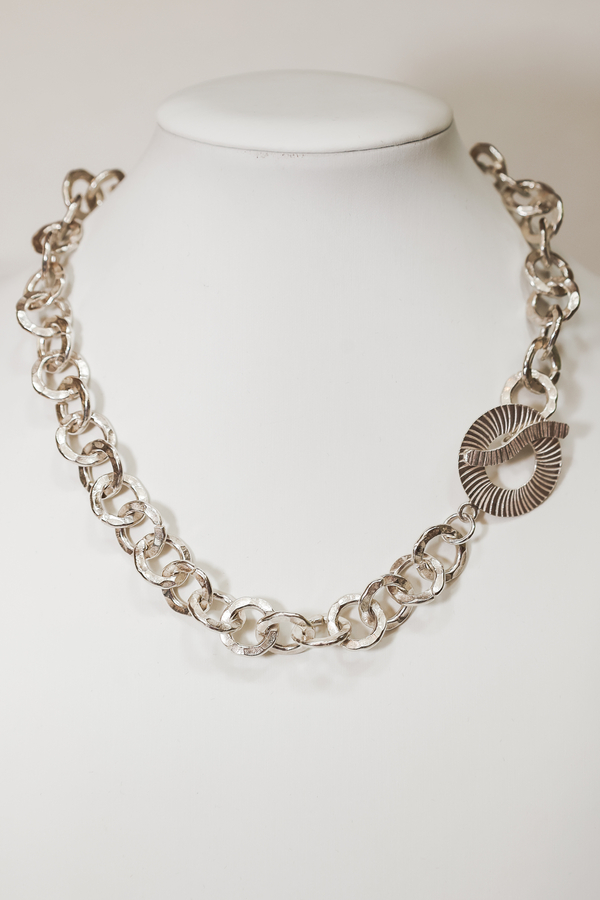 Grand Hand Hammered Circles